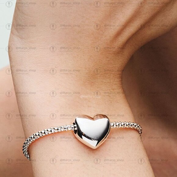 Pandora Be Love Engravable Large Heart Charm|Pendant - Picture 2 of 2